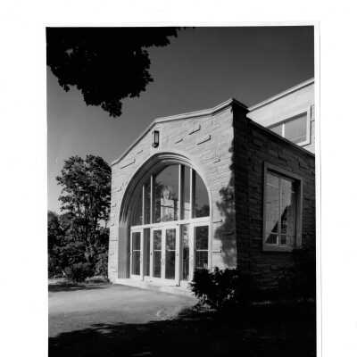Exterior view of Campion front entrance.