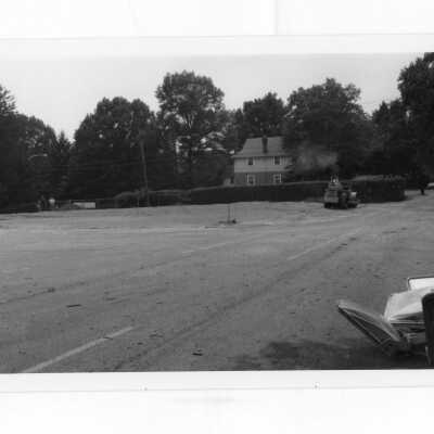 Excavation of site for Sourin Residence Center.