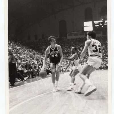 Men's Basketball game with Bob Lojewski at Palestra