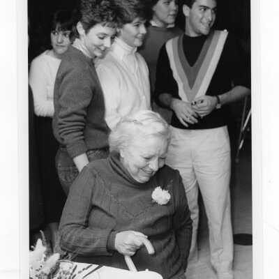 Students serving Thanksgiving dinner for senior citizens as community service/outreach project?