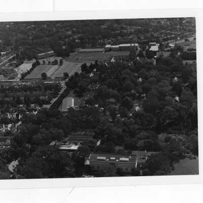 Aerial view of Saint Joseph's College campus.