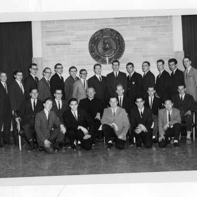 A.S.K. student group with Matthew Sullivan, S.J.