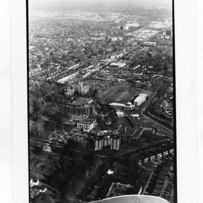 Aerial view of Saint Joseph's College campus.