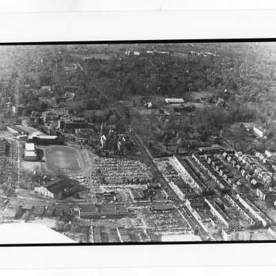 Aerial view of Saint Joseph's College campus.