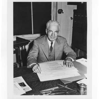 Photo portrait of 1959 Shaffrey Award recipient, Dr. J. Parsons Schaeffer.