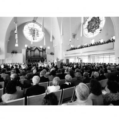 Dedication of Chapel of Saint Joseph with Anthony Cardinal Bevilacqua and Nicholas S. Rashford, S.J. and others.