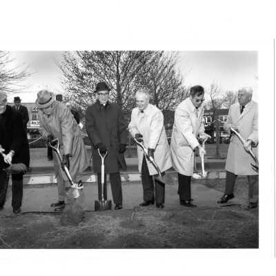 Groundbreaking for Sports Complex (addition to Field House).