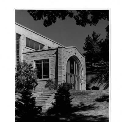 View of front entrance of Campion.
