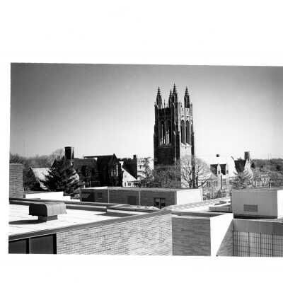 Aerial view of Barbelin Tower.