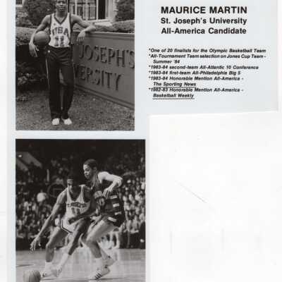 Men's Basketball game against DePaul with Maurice Martin