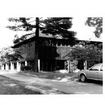 Exterior side view of Campion Center.