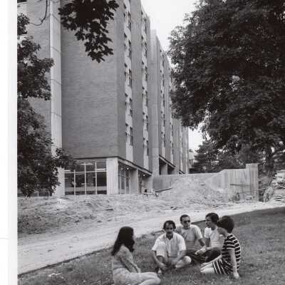 Exterior view of LaFarge Residence Center.
