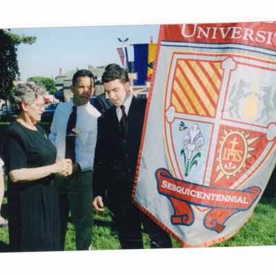 Various views of Baccalaureate service during 2001 graduation/commencement.