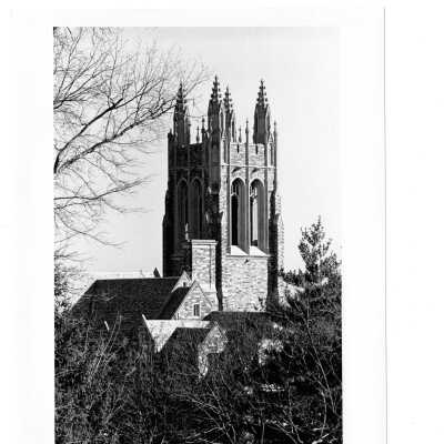Aerial view of Barbelin Tower.