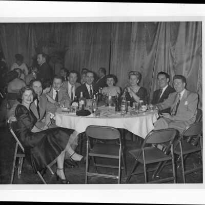 Alumni association formal supper dance, 1954.