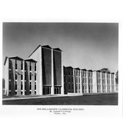 Exterior front view of Bellarmine building.