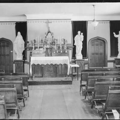 Interior view of Saint Joseph's Chapel in Barbelin building.
