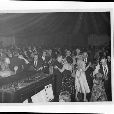 Alumni association formal supper dance, 1954.