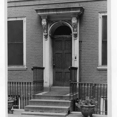 Courtyard entrance to first site of Saint Joseph's College, Fourth Street and Willing's Alley