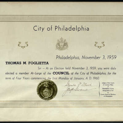 Certificate, Commemorative