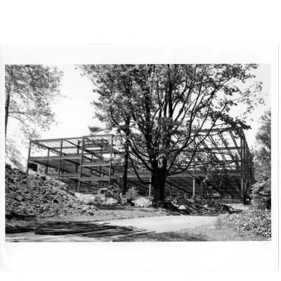 Early view of Campion under construction.