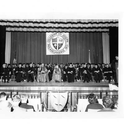 Dedication of Villiger (later Post) Academy of Food Marketing.