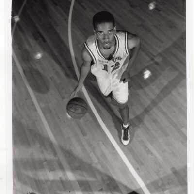 Men's Basketball player Tim Brown