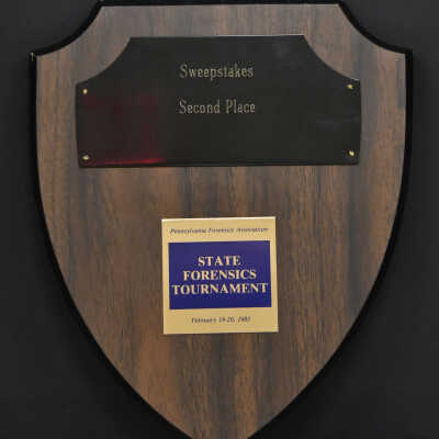 Plaque, Award