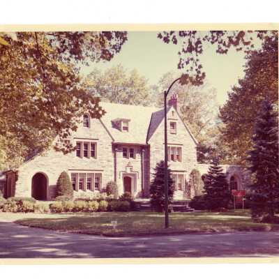 View of Regis Hall from Lapsley Lane.