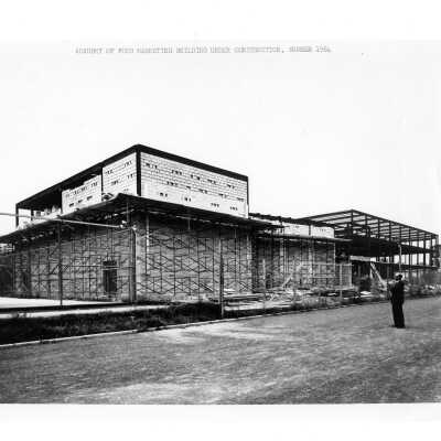 Villiger (later Post) Academy of Food Marketing under construction.