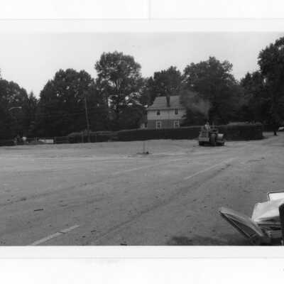 Excavation of site for Sourin Residence Center.