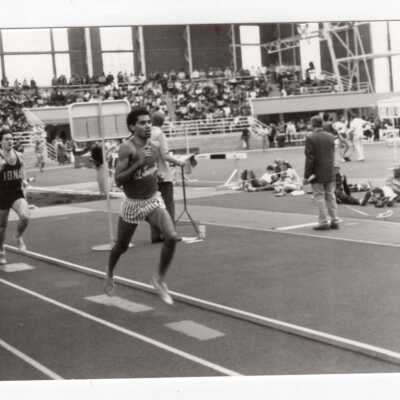 Men's indoor track meet with Steve Ave.