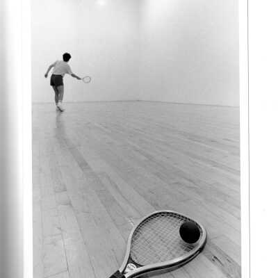 Racquetball game in Sports Complex.