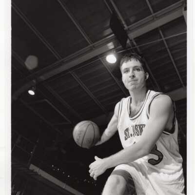 Men's Basketball player John Gallagher