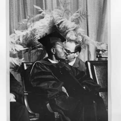 Francois Tombalbaye, President of Chad during convocation, October 26, 1970.