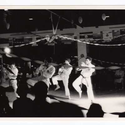 Men's karate demonstration.