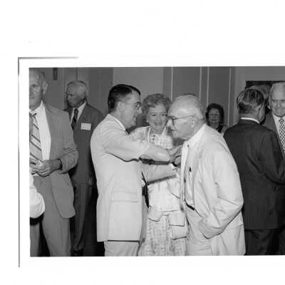 McShain Hall dedication luncheon. Individuals not identified.