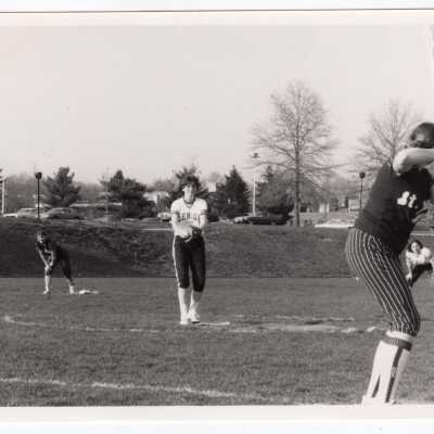 Women's softball game against Lehigh University.