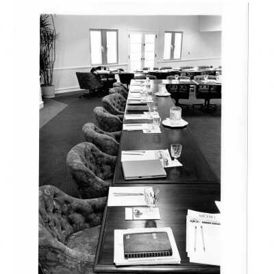 View conference center room, Haub Executive Center, McShain Hall.