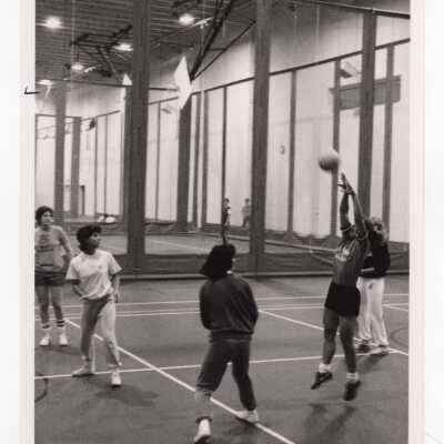 Women's volleyball practice, intramurals?