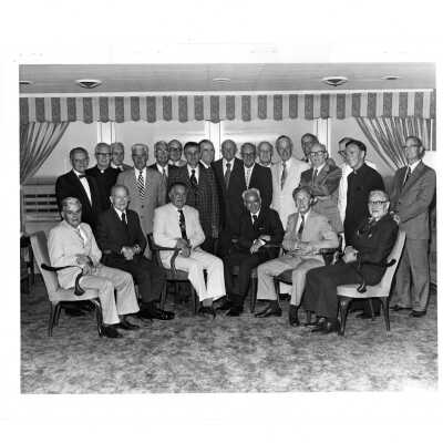 Alumni reunion of class of 1931 held on May 18, 1976. Includes Terrence Toland, S.J.