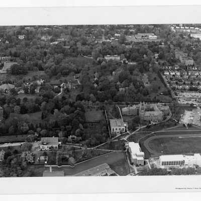 Aerial view of Saint Joseph's College campus.