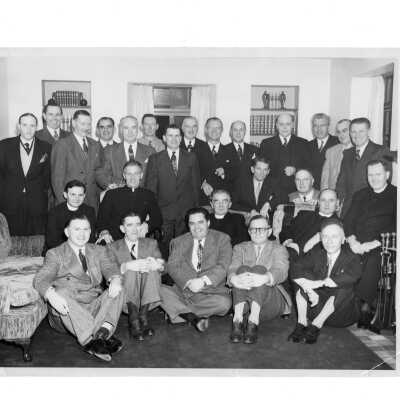 View of SJC class of 1925 at alumni reunion, February 18, 1950.
