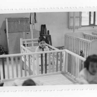Vietnamese children in cribs, Vietnam Orphanage project.