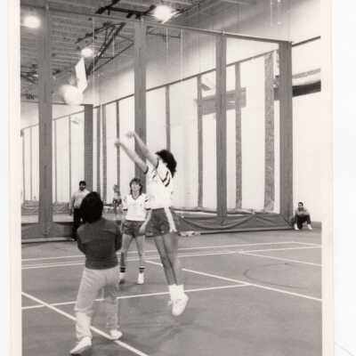 Women's volleyball practice, intramurals?