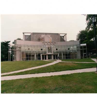 Exterior view of construction of Chapel of Saint Joseph.