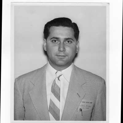 Portrait of William Ariano, alumni president, c. 1954.