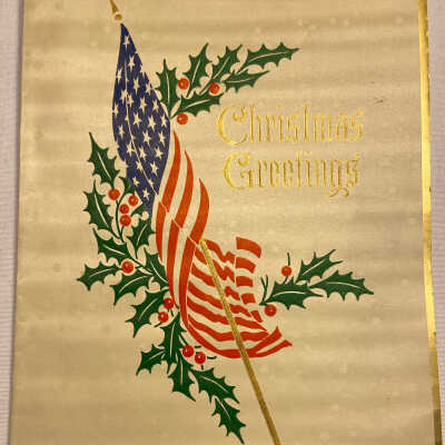 1942 Christmas Menu