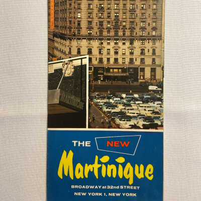 1950’s Martinique Brouchure