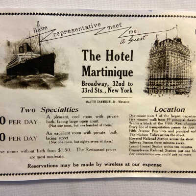 Martinique Historic Advertising